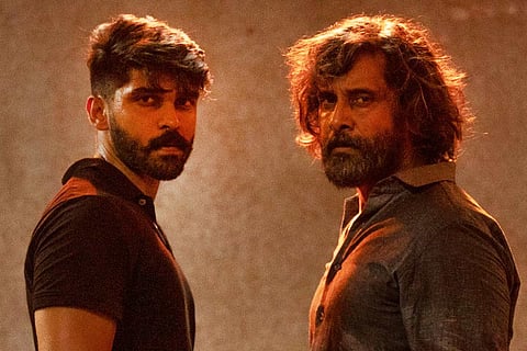 Vikram and Dhruv Vikram in Mahaan 
