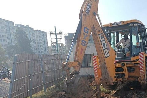 BBMP anti-encroachment drive in Bengaluru