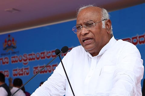 Congress chief Mallikarjun Kharge