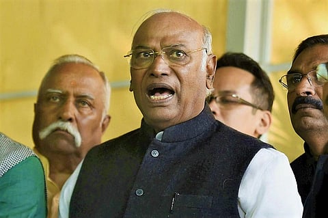 RSS accuses Mallikarjun Kharge of promoting enmity, files police complaint in Assam
