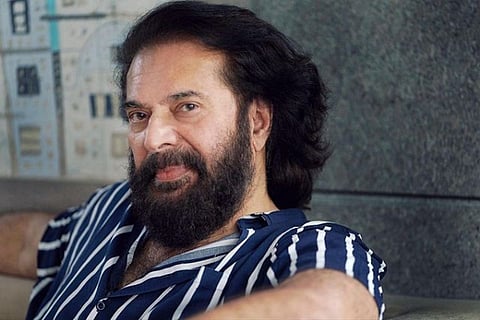 Mammootty sitting