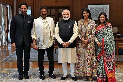 Actor Manchu Mohan meets PM Modi, triggers speculations of jumping ship from YSRCP