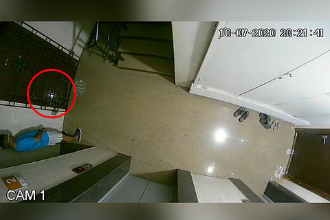 The man, a ABVP leader and a doctor, has been accused of peeing in front of the home of owner owner