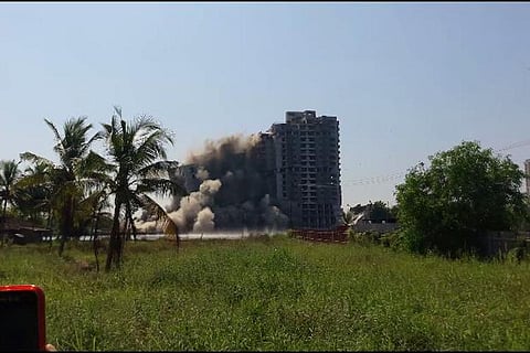 Maradu apartment demolition: Jain Coral Cove, largest of Kochi's illegal buildings, razed