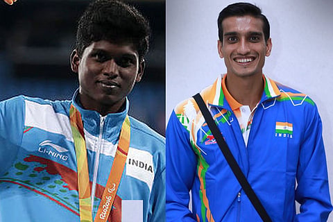From left: Mariyappan Thangavelu and Sharad Kumar