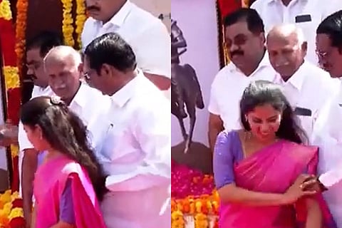 Video shows former DMK MLA pushing Chennai Mayor, gets called out by netizens