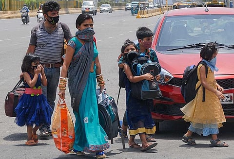 Family of migrant workers 