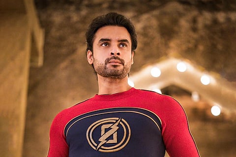 Tovino as Minnal Murali in Minnal Murali poster