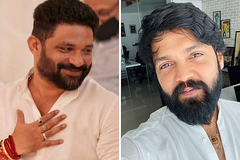 Collage of Mithun Rai and Rakshit Shetty