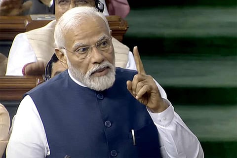 No confidence motion lucky for us, it's a floor test for Opposition: PM Modi