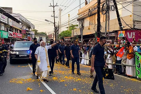 PM Modi at Kochi