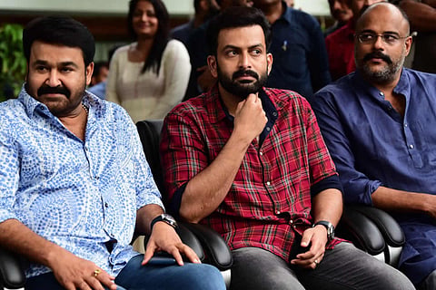 Mohanlal, Prithviraj and Murali Gopy