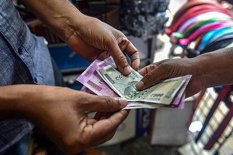 Payment being made in cash
