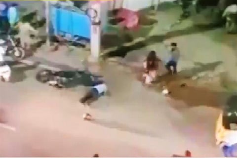 The video that shows Sultana trying to stop her brother from attacking Nagaraju