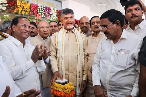 Andhra CM Naidu inaugurates new capital Amaravati's legislature building