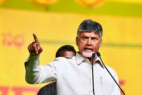 Modi a chowkidar of criminals, anyone better PM than him: Andhra CM Naidu
