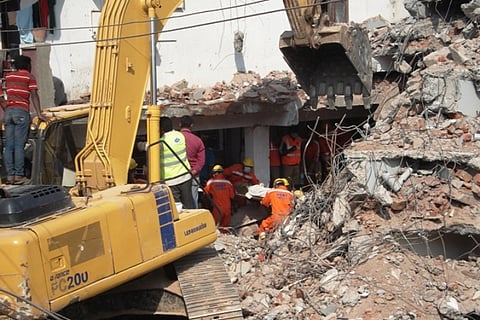 Hyderabad building collapse: 11 dead as authorities remove debris after 36-hour operation