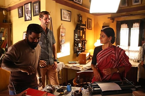 Look who is on the sets of 'Virata Parvam'