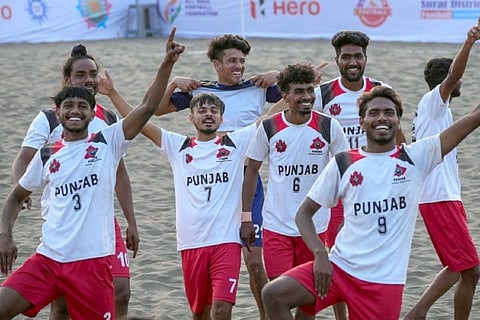  Kerala, Punjab reach final of National Beach Soccer Championships