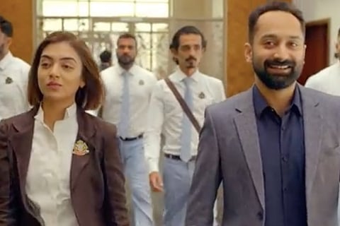 Watch: Fahadh Faasil and Nazriya back on screen together in 'Trance' song 