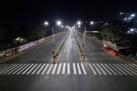 Representational image of a night curfew