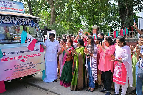 Flag off of women's theatre fest