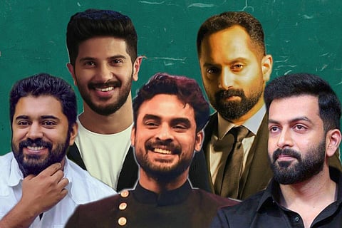 Nivin Pauly, Dulquer Salmaan, Tovino Thomas, Fahadh Faasil, Prithviraj Sukumaran