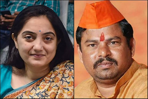 Suspended BJP spokesperson Nupur Sharma and MLA Raja Singh