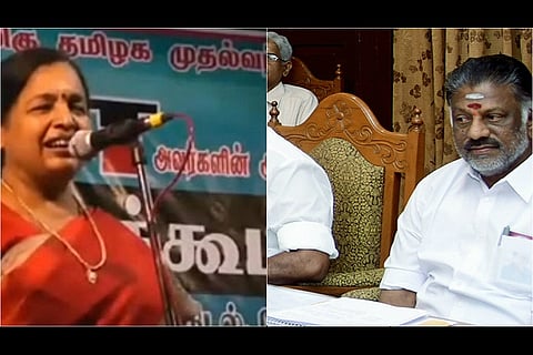  AIADMK spokesperson CR Saraswathi screams as OPS rebels, calls him Vadivelu