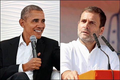 Obama and Rahul Gandhi