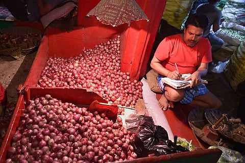 Heap of onion