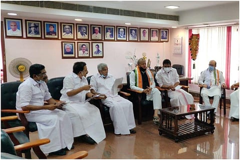 Congress leaders in Kerala 