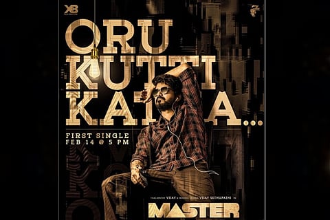 First single from Vijay's 'Master' to be out on February 14