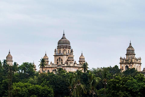 A view of the Osmania General Hospital 