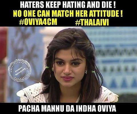 Oviya for CM: If you don't agree to save this 'Bigg Boss' contestant, neenga shut up pannunga