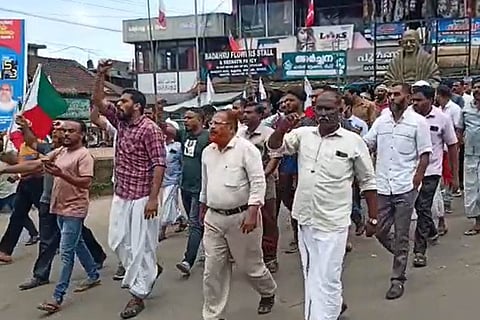 PFI protest in Kerala's Wayanad 