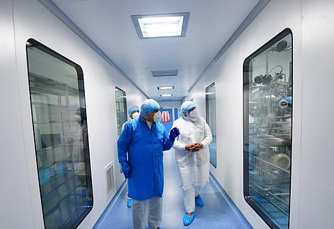 PM Modi at Bharat Biotech