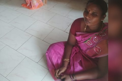The panchayat president Rajeshwari