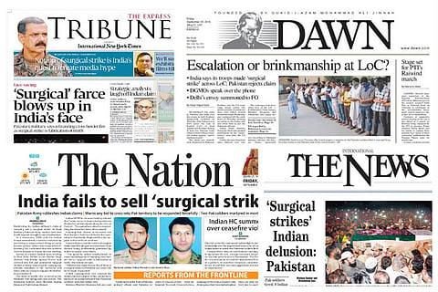 How Pakistani dailies reported India’s surgical strikes in PoK, call it farcical