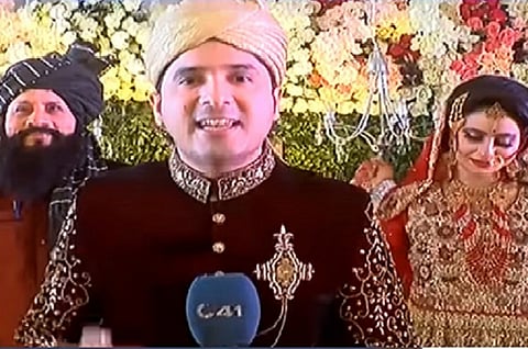 Reporter of the year: Pakistani journalist covers his own wedding, interviews wife