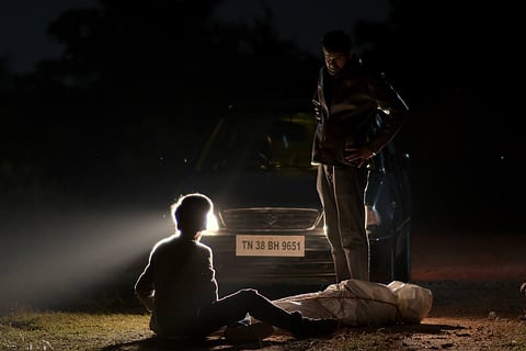 A still from the indie film Parallel Lines