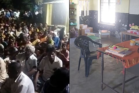 Parandur Airport Row students boycott school 