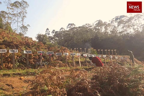 Burial ground of Pettimudi landslide victims