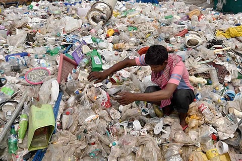 Plastic waste