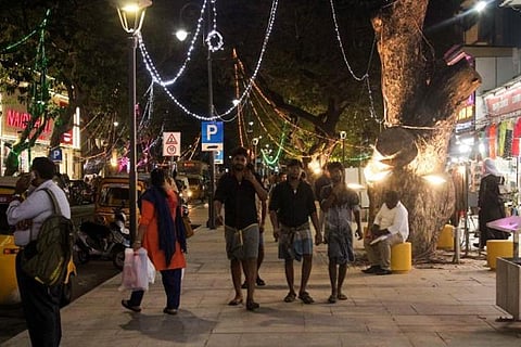 Chennai's Pondy Bazaar gets city's first pedestrian plaza