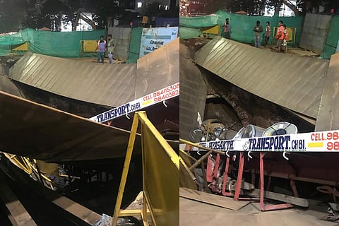 Road caves on EVR Salai, Poonamallee road, Chennai