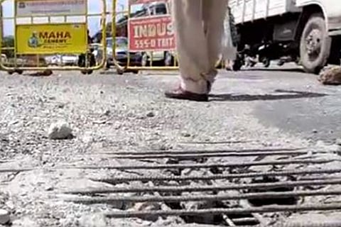 Pothole in Bengaluru