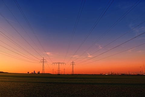 Electricity power lines