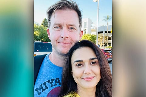 Preity Zinta and her husband Gene Goodenough