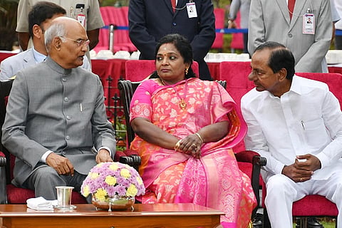 President hosts 'At Home' at Rashtrapati Nilayam in Hyderabad 